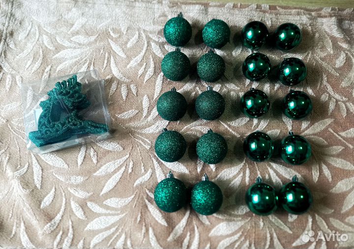 Елочные игрушки пакетом