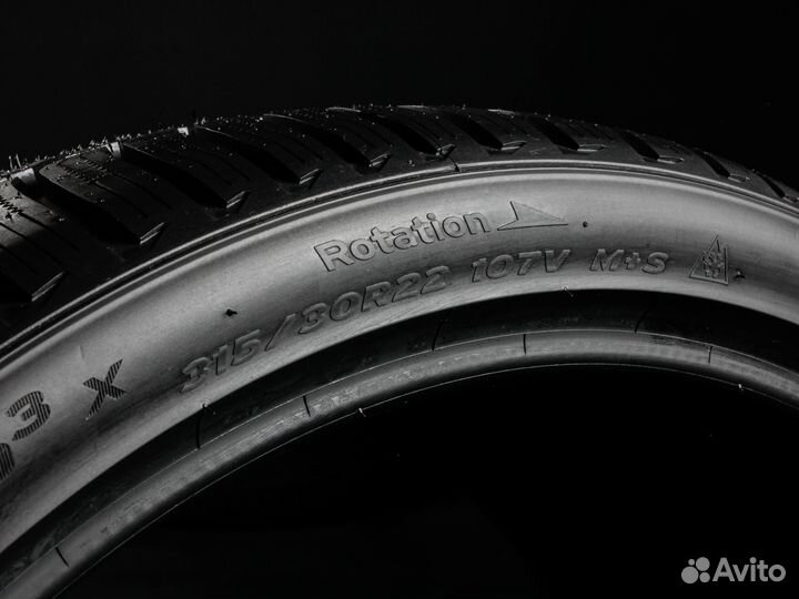 Hankook Winter I'Cept Evo 3 X W330A 285/35 R22 и 315/30 R22 112V