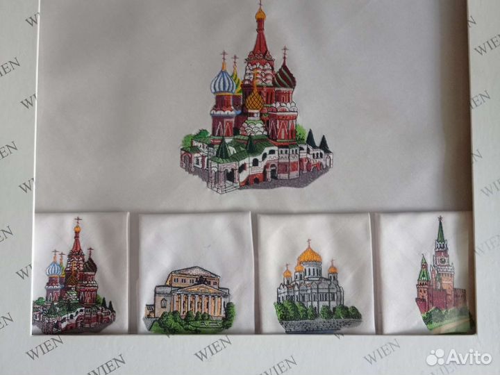 Столовый сувенирный набор скатерть, салфетки