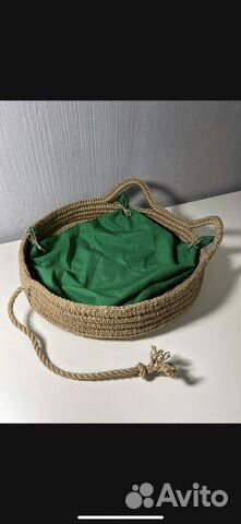 Лежанка для животных. Джут