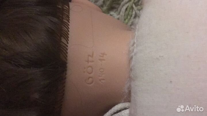 Немецкая винтажная мягконабивная кукла Gotz 42см