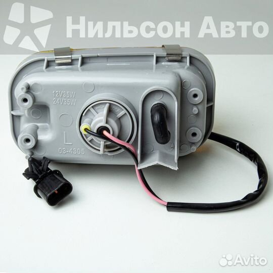 Туманка MMC canter 1994-2003 г, желтая, zevs