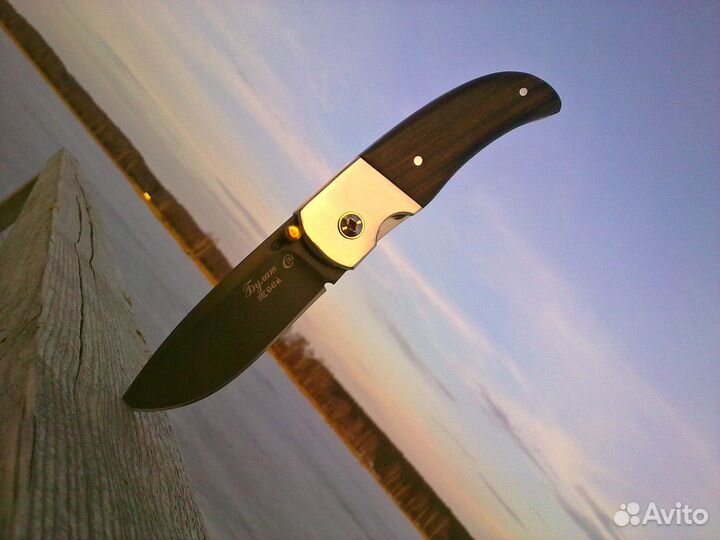 Нож складной Булат Палисандр Ручная Работа