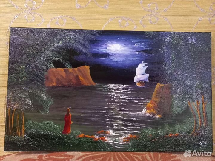 Картина маслом холст