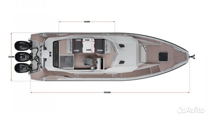 Катер Victory А11 Fly