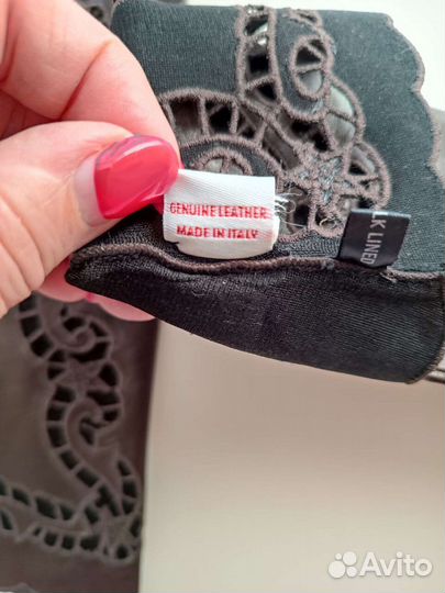 Перчатки женские кожаные Sermoneta Gloves р. 8