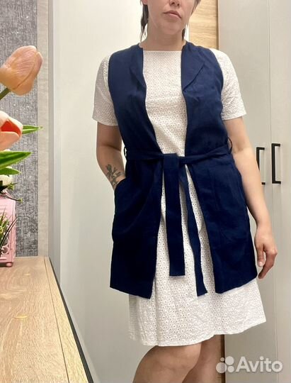 Стильный летний пыльник (лён)