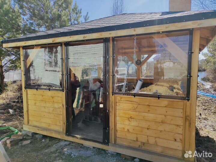 Гибкие окна/окна пвх