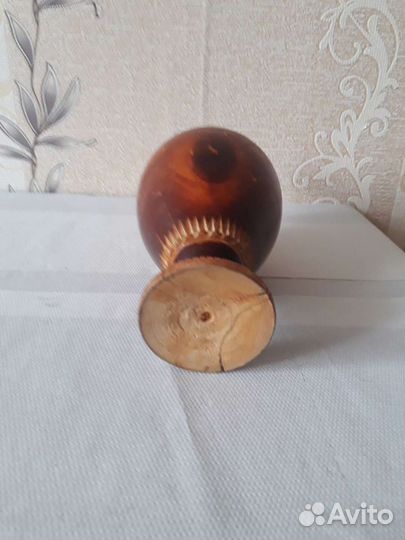 Ваза деревянная ручная работа