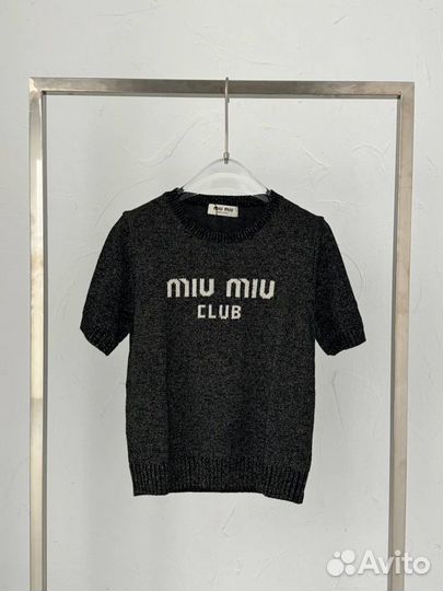 Кофта футболка трикотажная MIU MIU