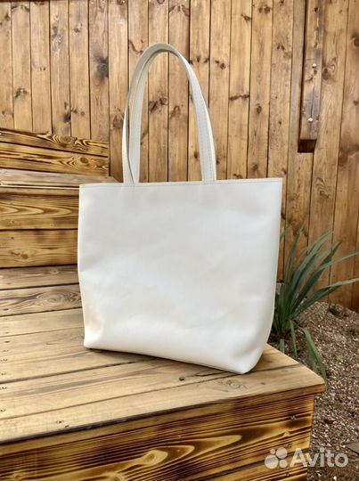 Сумка шоппер из натуральной кожи