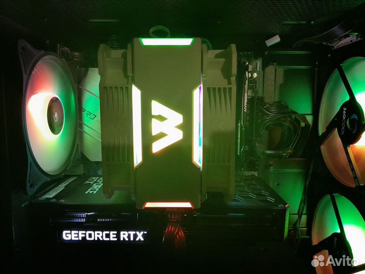 Игровой компьютер ryzen 5 5500+ palit RTX 3050 8gb