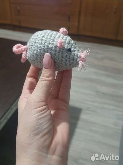 Игрушка мышка погремушка для кота