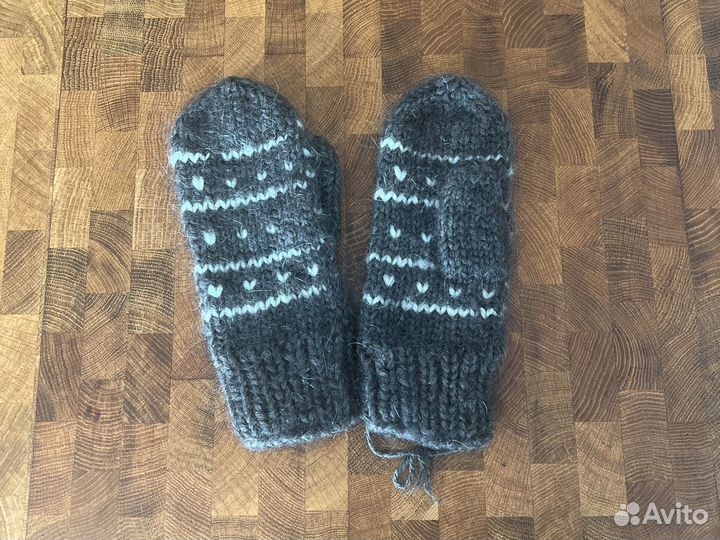 Варежки шерстяные новые