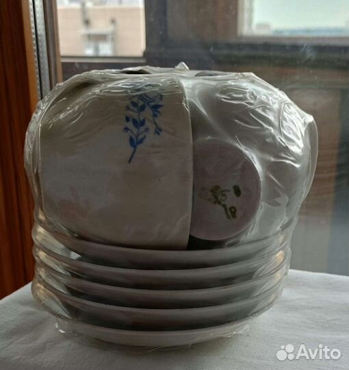 Чашка с блюдцем, новые