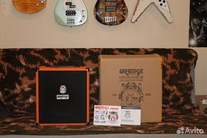 Комбоусилитель для бас гитары Orange Crush Bass 50