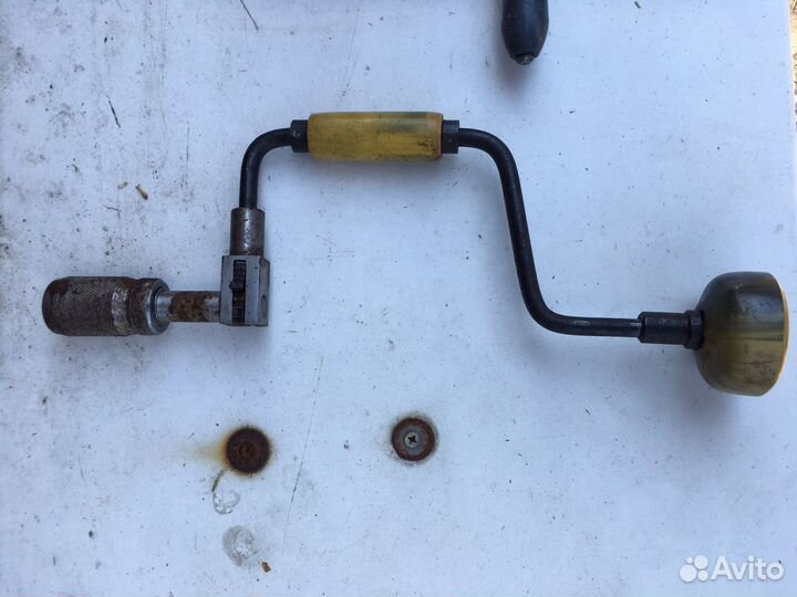 Ручной коловорот дрель СССР