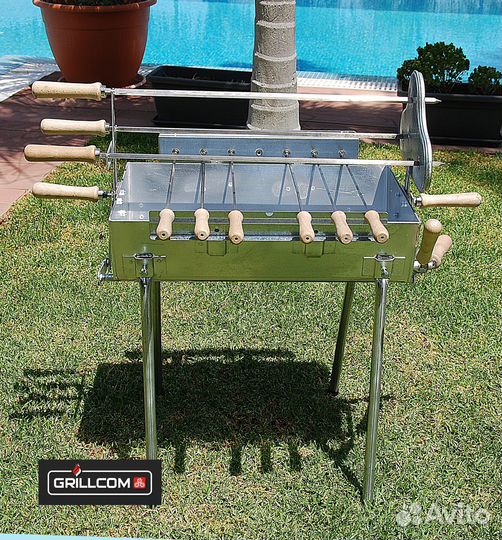 Мангал автоматический угольный