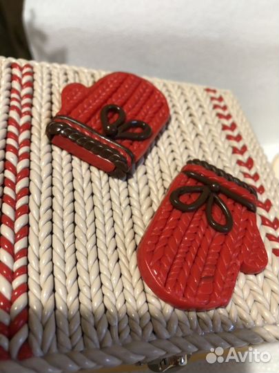 Шкатулка ручной работы «Варежки»