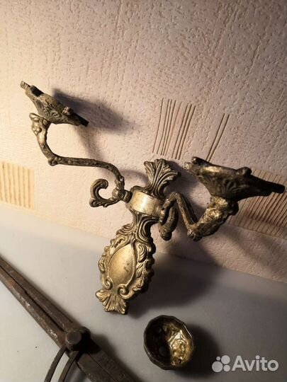 Щипцы для сахара. Серебро 84. Бронза