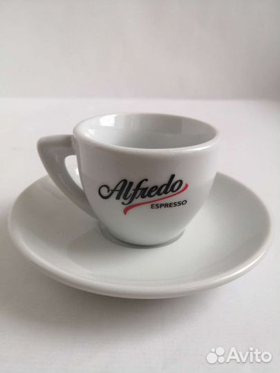 Чашка с блюдцем под эспрессо, 60 мл. Новая