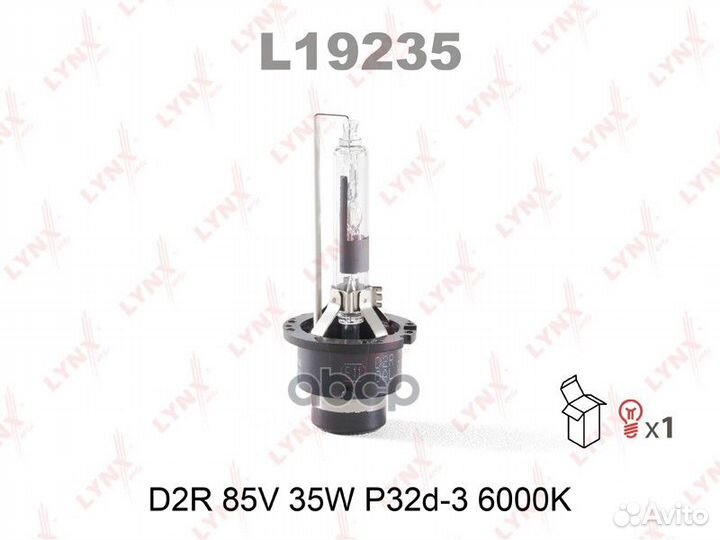 L19235 D2R 85V 35W P32d-3 6000K Лампа lynxauto