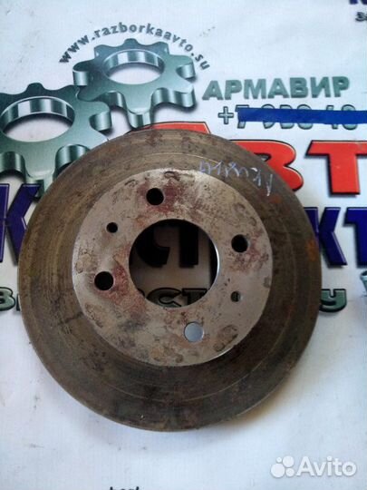 Диск тормозной Hyundai Акцент седан G4EC-G 2009