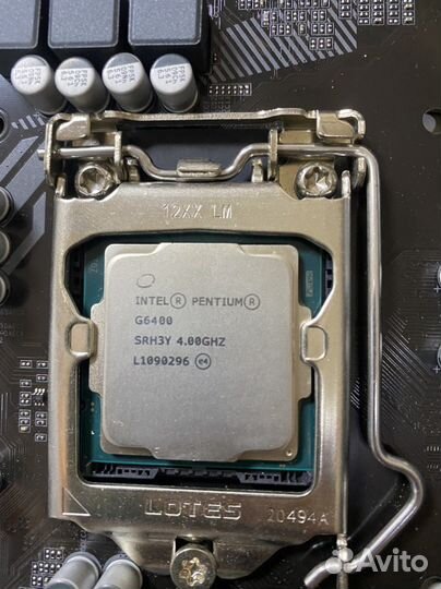 Процессор intel pentium gold g6400