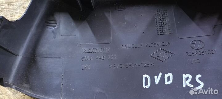 Кожух рулевой колонки, верхний Renault symbol