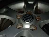 Комплект колес оригинал R15 литые VAG skoda