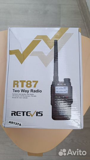 Рация двухдиапазонная Retevis RT87 + Кабель