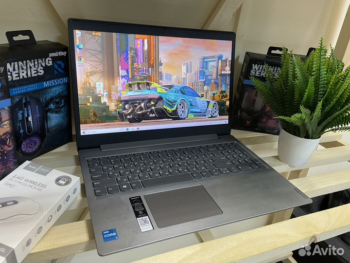 Свежий Lenovo FHD i3-1115G4/8Gb/SSD+HDD 1Tb