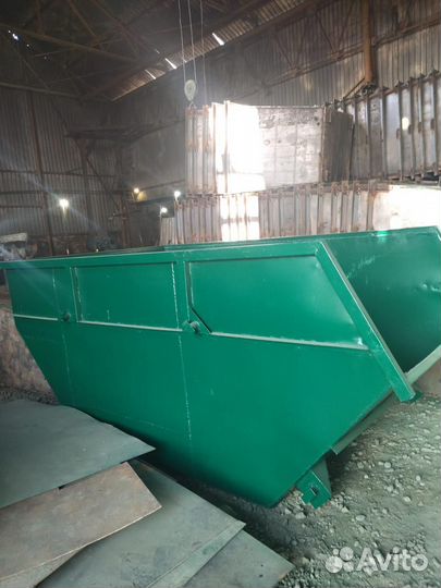 Бункер металлический 8 м3 лодочка