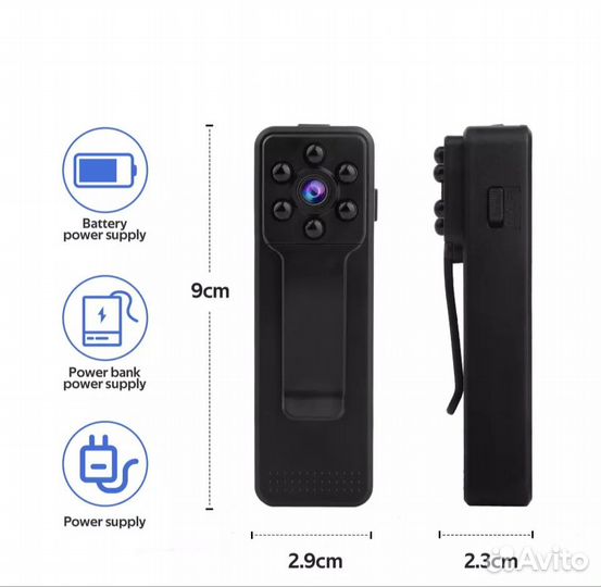 Мини камера нагрудный видеорегистратор К11