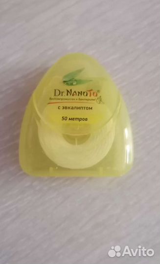 Зубная нить Dr.NanoTo 5в1 с маслом эвкалипта
