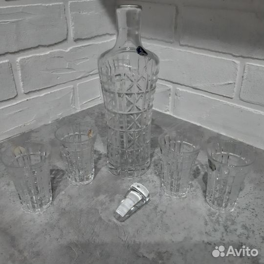 Графин и рюмки СССР