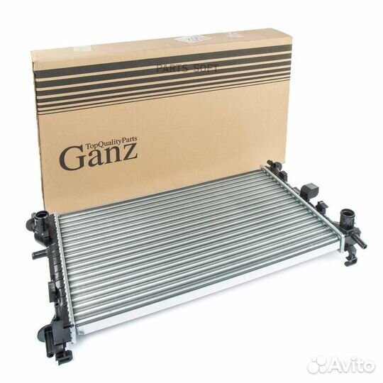 Ganz GIF07059 Радиатор охлаждения двигателя ford f
