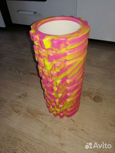 Ролик массажный для йоги indigo PVC IN101 14*33 см