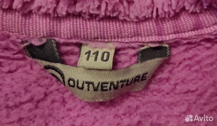 Кофта флисовая для девочки Outventure, р. 110