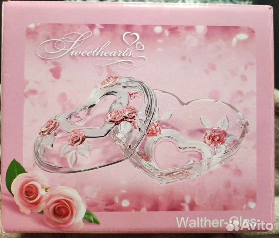 Сахарница Walther Glas Свитхартс Сатин Роз