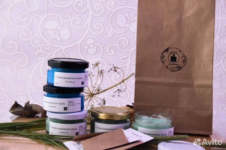 Ароматическая свеча ручной работы розница/опт