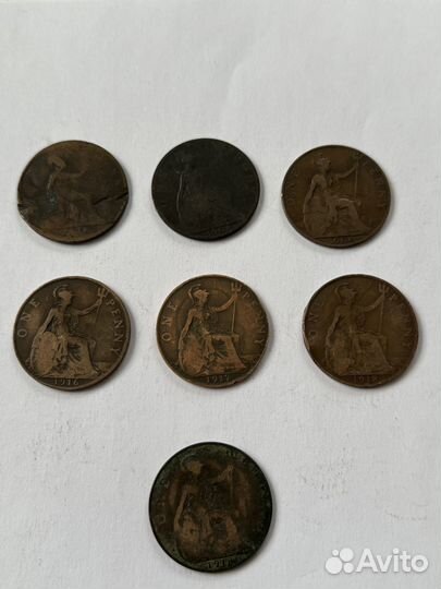 Монеты Англия, Великобритания