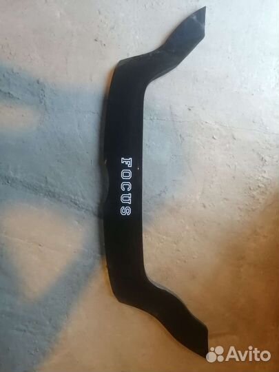 Дефлектор капота ford focus 3 (мухобойка)