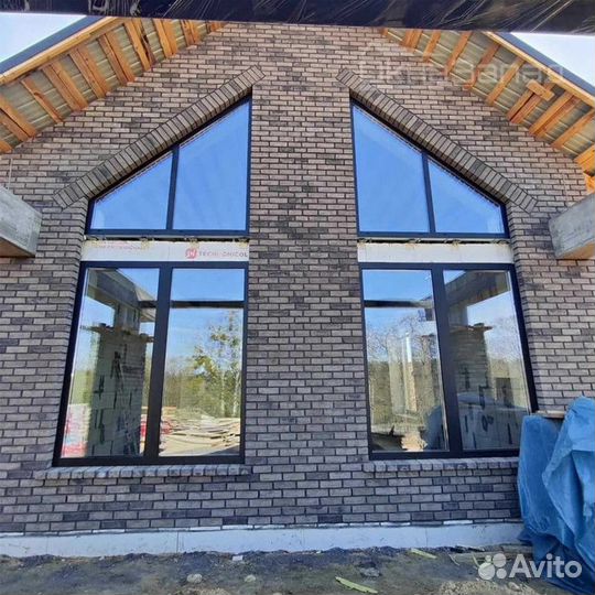 Окна алюминиевые новые