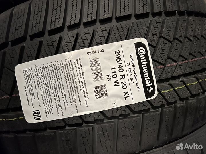 Continental ContiWinterContact TS 830 P 295/40 R20