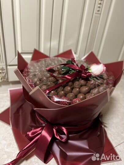 Букет из клубники в шоколаде