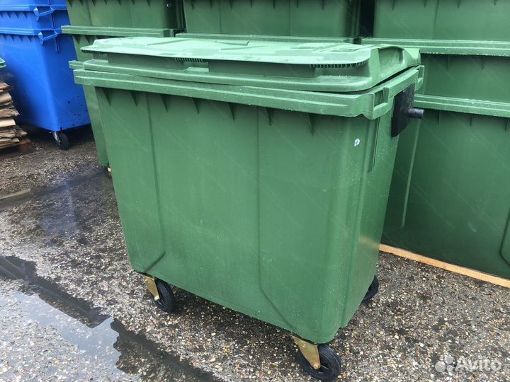 Мусорный бак пластиковый 770л PC-4387