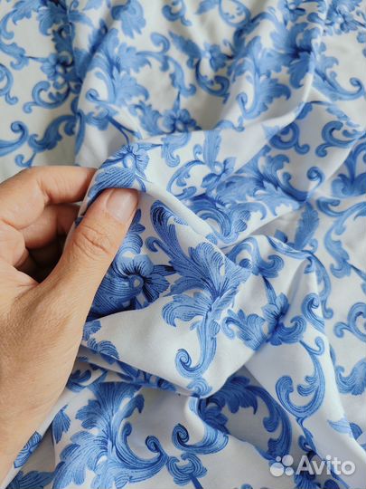 Ткань отрез вискоза/хлопок