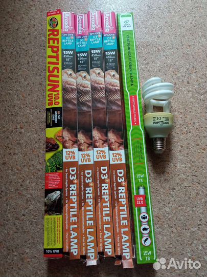 Уф лампы для рептилий (б/у)