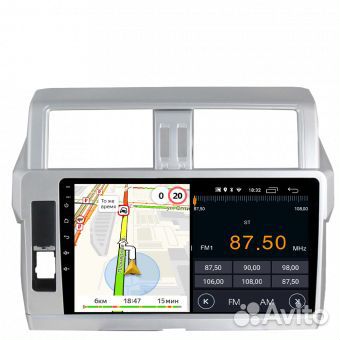 Универсальная магнитола Toyota Land Cruiser Prado